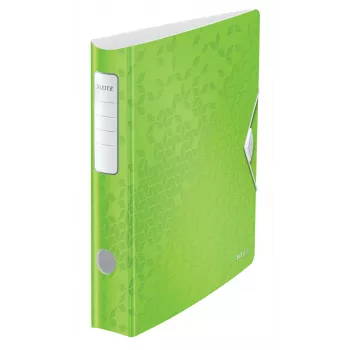 Leitz Hebelordner Active PP WOW A4/65 mm, A4, D-Ring, Aufbewahrung, Polyfoam, Grün, 350 Blatt