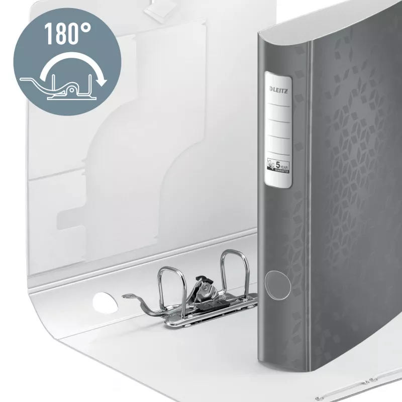 Leitz Hebelordner Active PP WOW A4/65 mm, A4, D-Ring, Aufbewahrung, Polyfoam, Grün, 350 Blatt