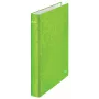 Leitz Ringbinder WOW Laminierter A4+ 2DR/25mm, A4+, D-Ring, Karton, Grün, 250 Blatt, 80 g/m²