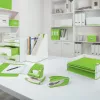 Leitz Ringbinder WOW Laminierter A4+ 2DR/25mm, A4+, D-Ring, Karton, Grün, 250 Blatt, 80 g/m²