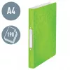 Leitz Ringbinder WOW PP A4 2RR/25mm, A4, Rundring, Polypropylen (PP), Grün, 190 Blatt, 80 g/m²