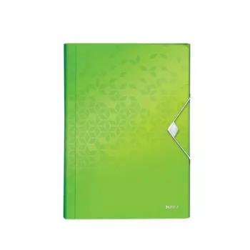 Leitz Projektmappe WOW PP, A4, Polypropylen (PP), Grün, Hochformat, 250 Blatt, 80 g/m²