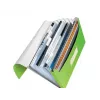Leitz Projektmappe WOW PP, A4, Polypropylen (PP), Grün, Hochformat, 250 Blatt, 80 g/m²