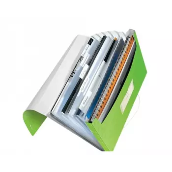 Leitz Projektmappe WOW PP, A4, Polypropylen (PP), Grün, Hochformat, 250 Blatt, 80 g/m²