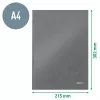 Leitz Notebook WOW A4 kariert mit Hardcover 90 g/m², 80 Blatt, Muster, Grün, A4, 80 Blatt, 80 g/m², kariertes Papier