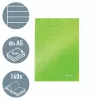 Leitz Notebook WOW A5 liniert mit Hardcover 90g/80 Blatt, Muster, Grün, A5, 80 Blatt, 80 g/m², Liniertes Papier
