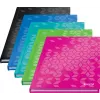 Leitz WOW Notizbuch A5 kariert mit Hardcover, Muster, Grün, A5, 80 Blatt, 80 g/m², kariert