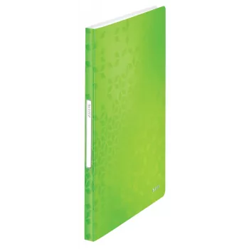 Leitz Display-Buch WOW PP 40 Hüllen, Grün, Polypropylen (PP), 40 Hüllen, 40 Blatt, Hochformat, A4