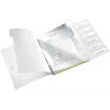 Leitz Divider Book WOW PP 6 Tabs, herkömmlicher Aktenordner, A4, Polypropylen (PP), Grün, glänzend, 200 Blatt