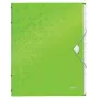 Leitz WOW PP Trennblätter-Buch, 12 Fächer, A4, Polypropylen (PP), Grün, 200 Blatt, 80 g/m², 265 mm