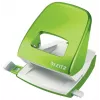 Leitz Locher WOW 5008 Metall 2-fach / 30 Blatt, 30 Blatt, Grün, Metall, Kunststoff, 8 cm, 5,5 mm, A4, A5, A6, Folio, US-Quart, 8 x 8 x 8 cm