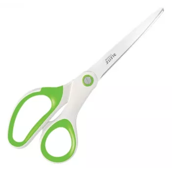 Leitz WOW Titanium Büroschere 205 mm, Erwachsene, Gerader Schnitt, Einzeln, Grün, Weiß, Edelstahl, Büroschere