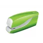 Leitz NeXXt Heftgerät batteriebetrieben WOW 5566, 10 Blatt, Frontlader, 1 cm, Kunststoff, Grün, Batterie