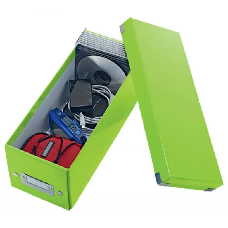 Leitz Click & Store WOW CD-Aufbewahrungsbox, Grün, Karton, 143 mm, 352 mm, 136 mm, 440 g
