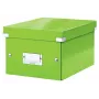 Leitz Click & Store WOW Kleine Aufbewahrungsbox, Aufbewahrungsbox, Grün, Rechteckig, Karton, Monochromatisch, Innenbereich