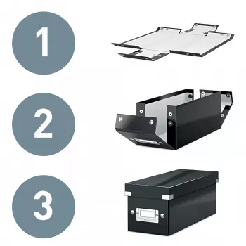 Leitz Click & Store WOW große Aufbewahrungsbox, Grün, Karton, 369 mm, 482 mm, 200 mm