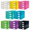 Leitz Click & Store WOW Schubladenschrank (4 Schubladen), Grün, Karton, 286 mm, 356 mm, 282 mm