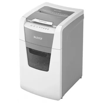 Leitz IQ Autofeed Office 150 Automatischer Papierschredder P5, Mikroschnitt, 22 cm, 2 x 15 mm, 44 L, 500 Blatt, 55 dB