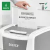 Leitz IQ Autofeed Office 150 Automatischer Papierschredder P5, Mikroschnitt, 22 cm, 2 x 15 mm, 44 L, 500 Blatt, 55 dB
