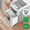 Leitz IQ Autofeed Office 150 Automatischer Papierschredder P5, Mikroschnitt, 22 cm, 2 x 15 mm, 44 L, 500 Blatt, 55 dB