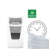 Leitz IQ Autofeed Office 150 Automatischer Papierschredder P5, Mikroschnitt, 22 cm, 2 x 15 mm, 44 L, 500 Blatt, 55 dB