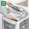 Leitz IQ Autofeed Office 300 Aktenvernichter P5, Mikroschnitt, 22 cm, 2 x 15 mm, 60 L, 700 Blatt, 55 dB