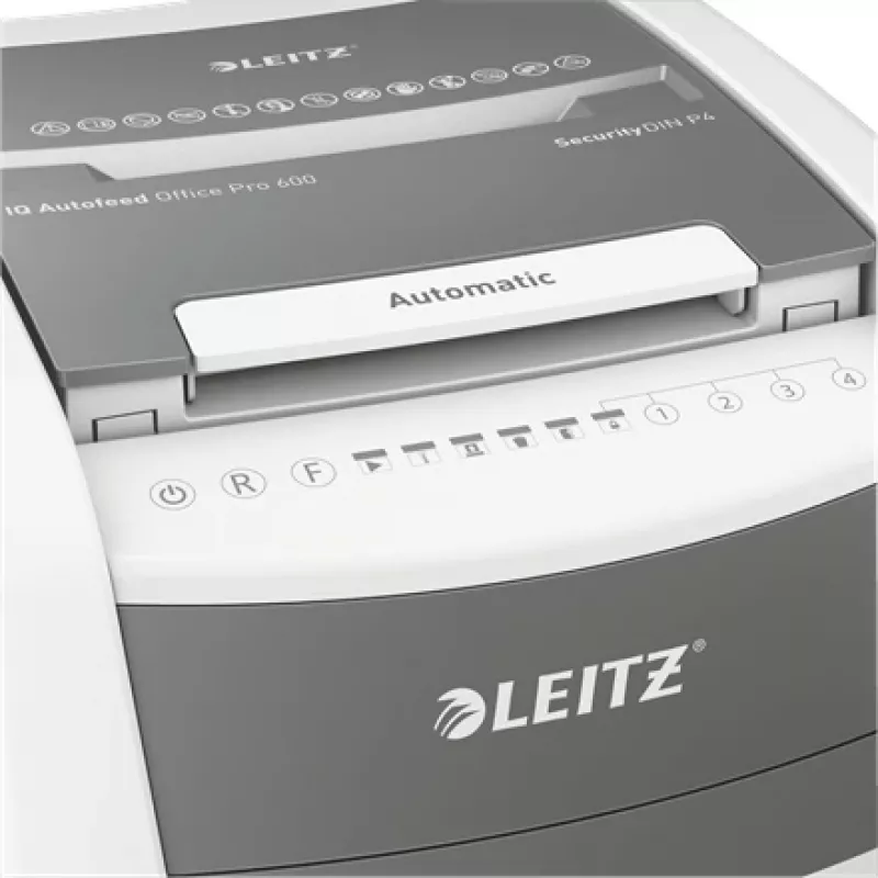 Leitz IQ Autofeed Office Pro 600 Automatischer Aktenvernichter P4