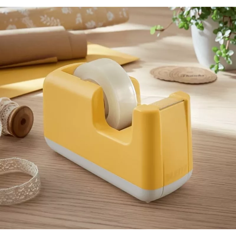 Leitz Cosy Tischabroller, 1,9 cm, 33 m, Acrylnitril-Butadien-Styrol (ABS), Gelb, 75 mm, 56 mm