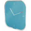 Leitz Cosy Silent Glas-Wanduhr, quadratisch, blau, 300 mm, 300 mm, 40 mm, 1,6 kg
