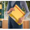 Leitz 180° Active Cosy Aktenordner 80 mm, A4, Polyfoam, Gelb, 500 Blatt, 80 g/m², 8,2 cm