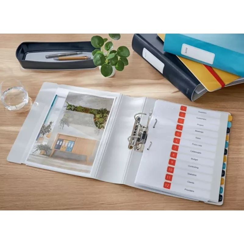 Leitz 180° Active Cosy Aktenordner 80 mm, A4, Polyfoam, Gelb, 500 Blatt, 80 g/m², 8,2 cm