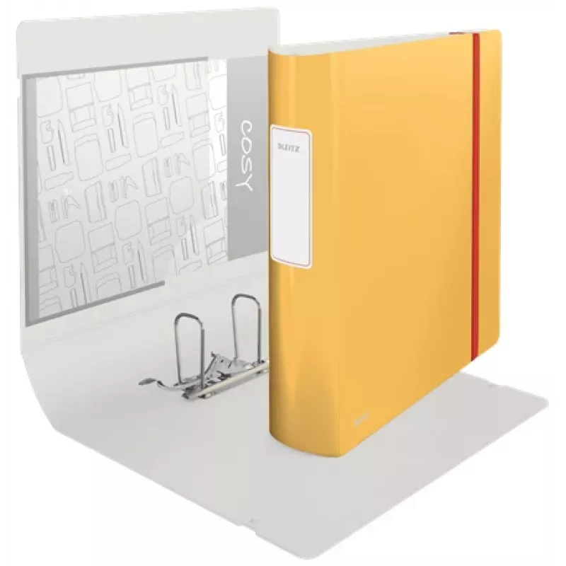 Leitz 180° Active Cosy Aktenordner 80 mm, A4, Polyfoam, Gelb, 500 Blatt, 80 g/m², 8,2 cm