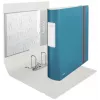 Leitz 180° Active Cosy Aktenordner 80 mm, A4, Polyfoam, Blau, 500 Blatt, 80 g/m², 8,2 cm