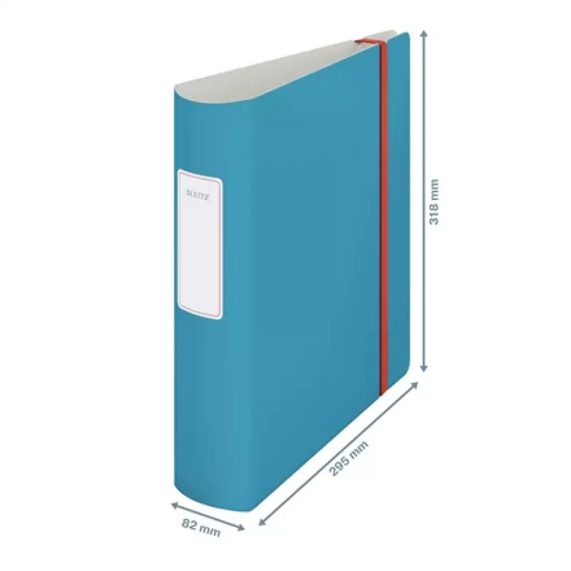 Leitz 180° Active Cosy Aktenordner 80 mm, A4, Polyfoam, Blau, 500 Blatt, 80 g/m², 8,2 cm