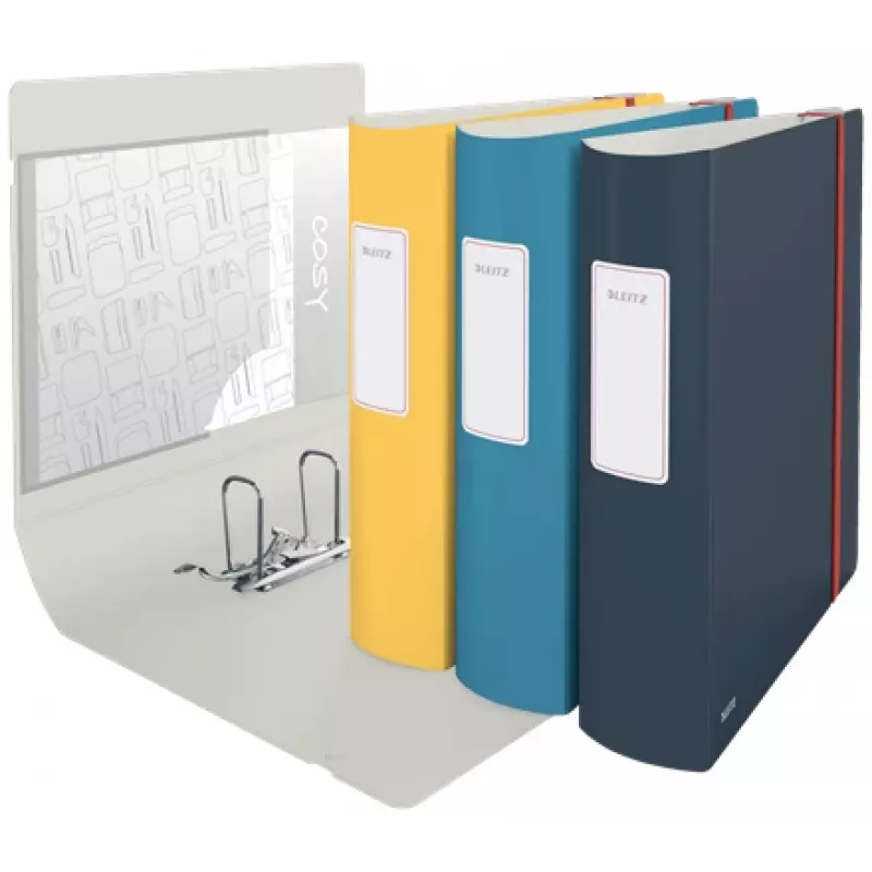 Leitz 180° Active Cosy Aktenordner 80 mm, A4, Polyfoam, Blau, 500 Blatt, 80 g/m², 8,2 cm