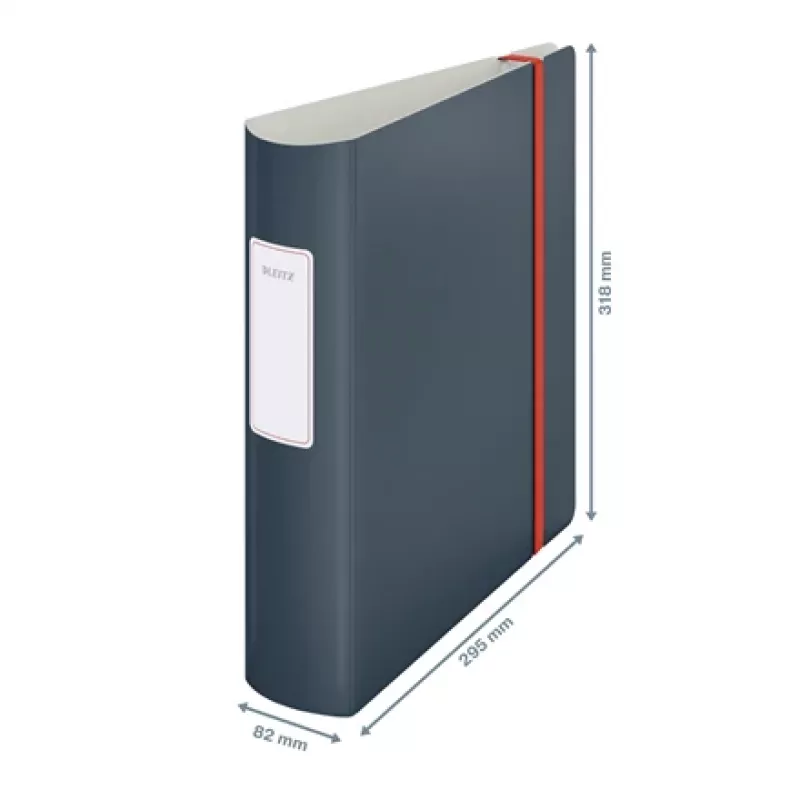 Leitz 180° Active Cosy Ordner 80mm, A4, Polyfoam, Schwarz, 500 Blatt, 80 g/m², 8,2 cm