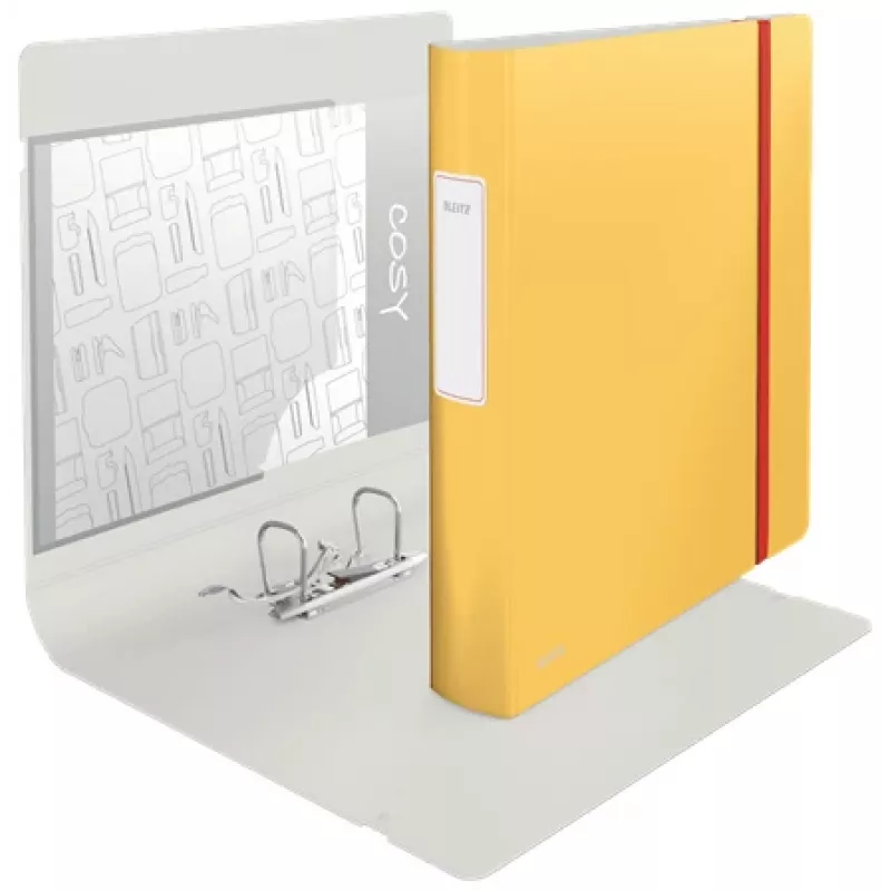 Leitz 180° Active Cosy Aktenordner 60mm, A4, Polyfoam, Gelb, 350 Blatt, 80 g/m², 6,5 cm