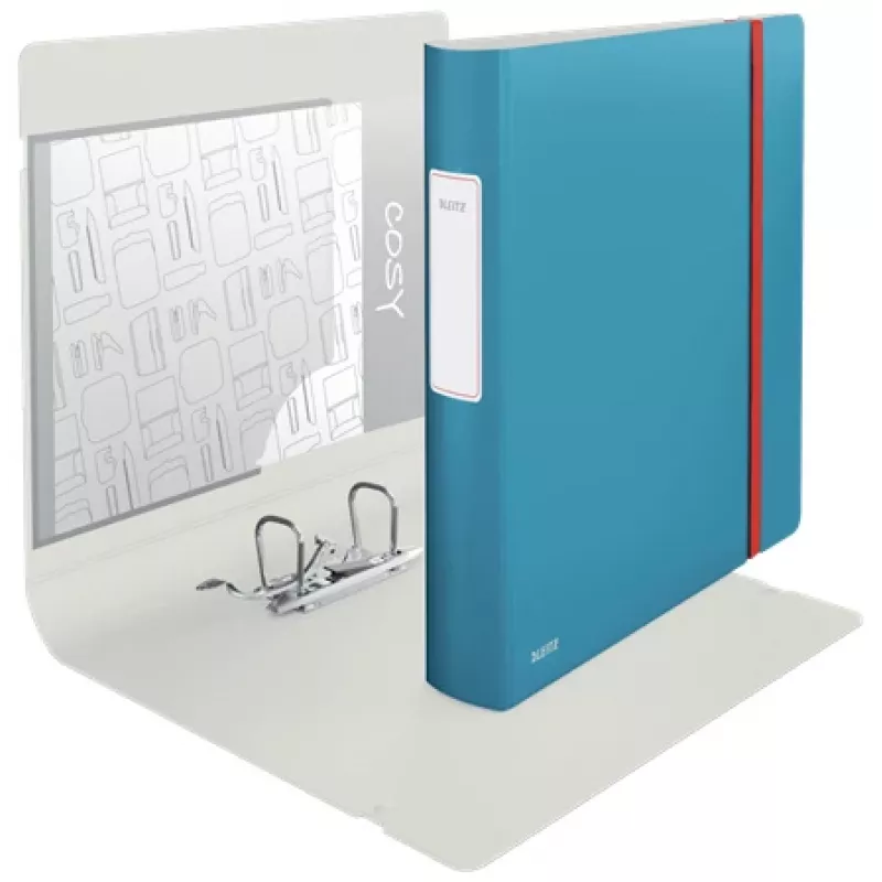 Leitz 180° Active Cosy Ordner 60mm, A4, Polyfoam, Blau, 350 Blatt, 80 g/m², 6,5 cm