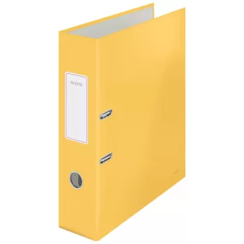 Leitz 180° Cosy Hebelordner Soft Touch 80 mm, A4, Karton, Gelb, Texturierte Oberfläche, 600 Blatt, 80 g/m²