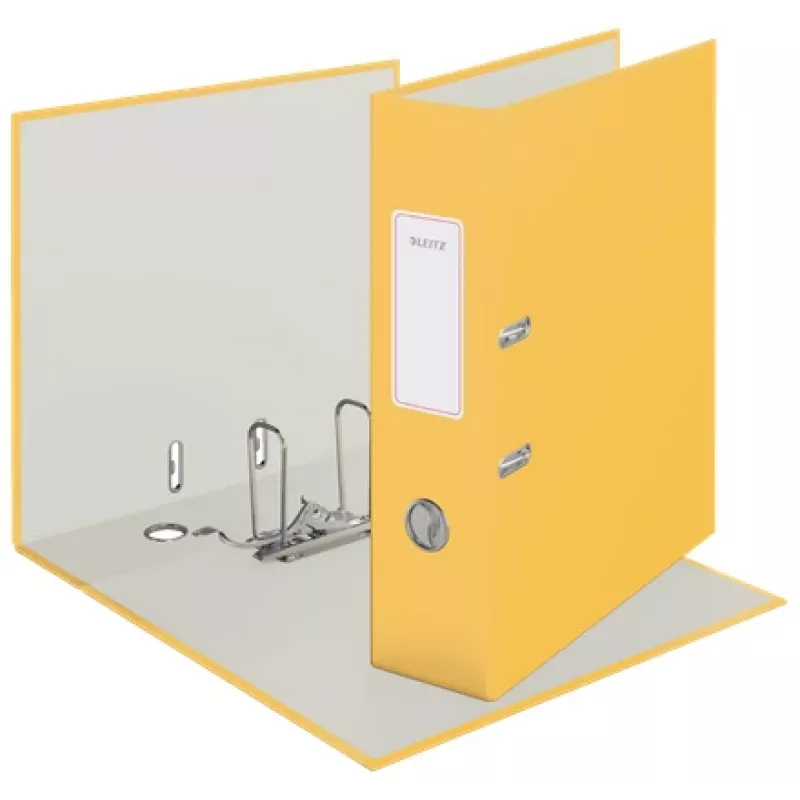Leitz 180° Cosy Hebelordner Soft Touch 80 mm, A4, Karton, Gelb, Texturierte Oberfläche, 600 Blatt, 80 g/m²