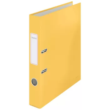 Leitz 180° Cosy Ordner Soft Touch 50mm, A4, Karton, Gelb, Strukturierte Oberfläche, 350 Blatt, 80 g/m²