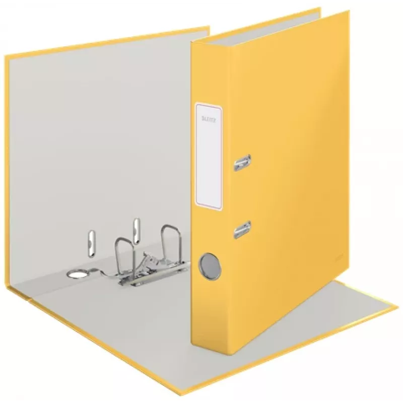 Leitz 180° Cosy Ordner Soft Touch 50mm, A4, Karton, Gelb, Strukturierte Oberfläche, 350 Blatt, 80 g/m²