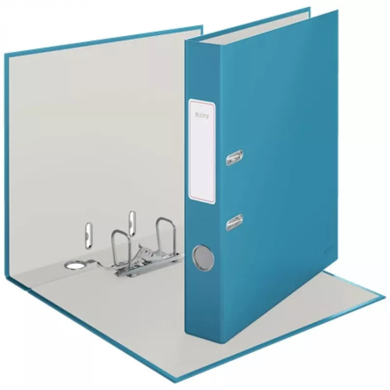Leitz 180° Cosy Hebelordner Soft Touch 50mm, A4, Karton, Blau, Strukturierte Oberfläche, 350 Blatt, 80 g/m²