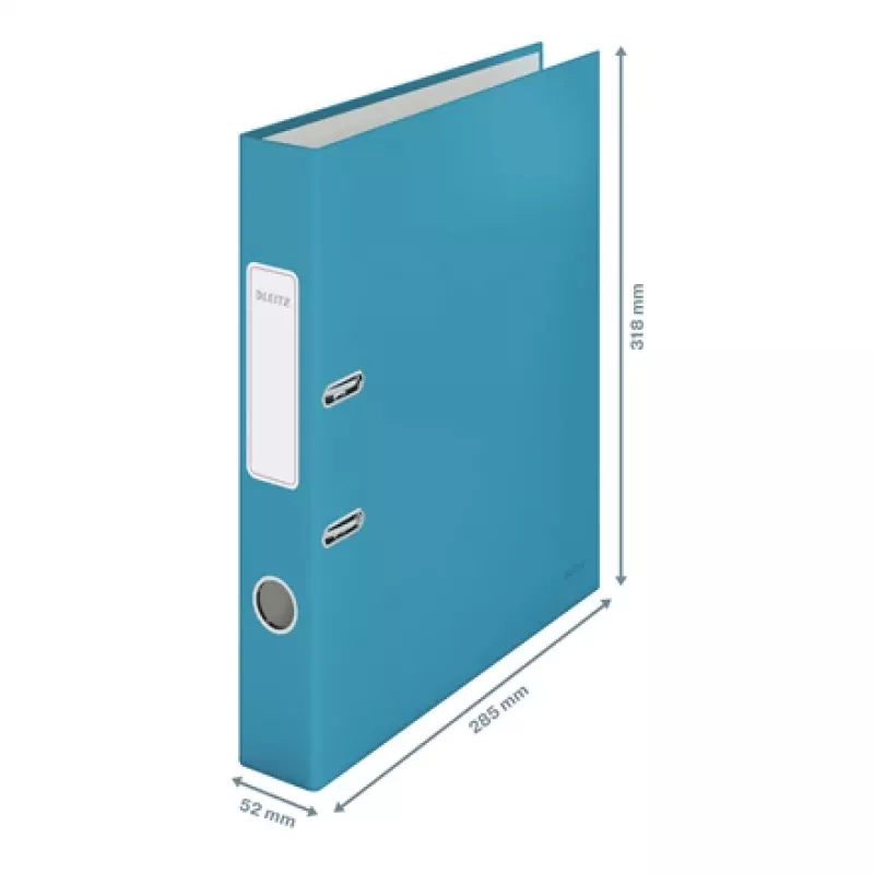 Leitz 180° Cosy Hebelordner Soft Touch 50mm, A4, Karton, Blau, Strukturierte Oberfläche, 350 Blatt, 80 g/m²