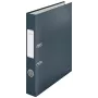 Leitz 180° Cosy Ringbuch Soft Touch 50 mm, A4, Karton, Schwarz, Strukturierte Oberfläche, 350 Blatt, 80 g/m²