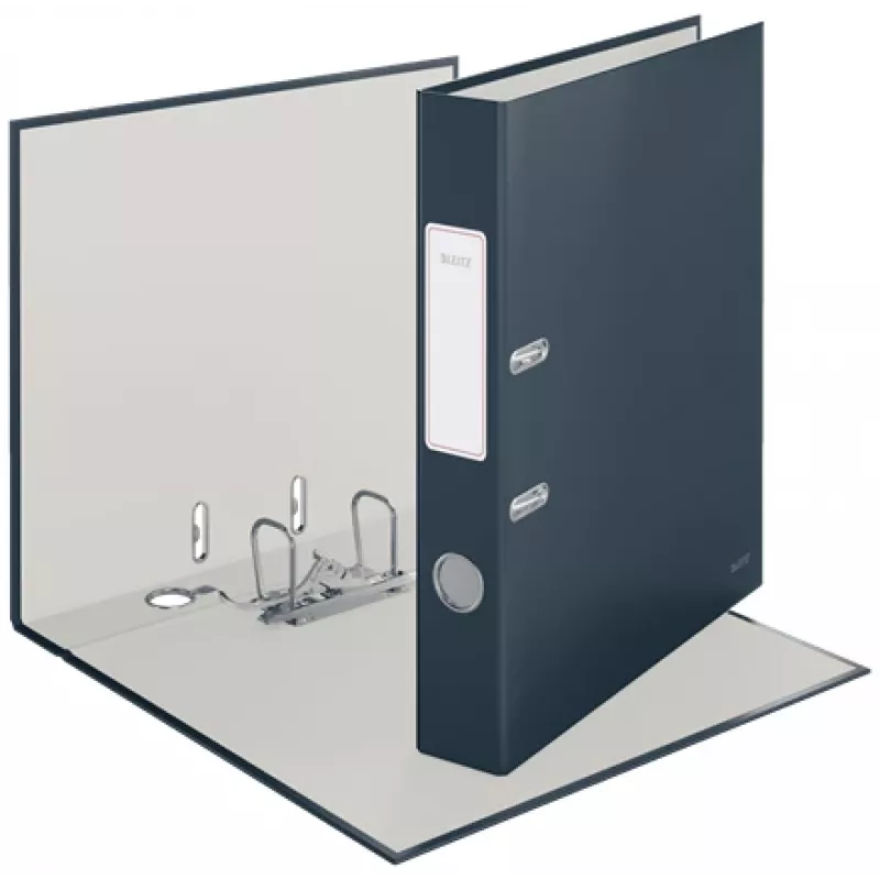 Leitz 180° Cosy Ringbuch Soft Touch 50 mm, A4, Karton, Schwarz, Strukturierte Oberfläche, 350 Blatt, 80 g/m²