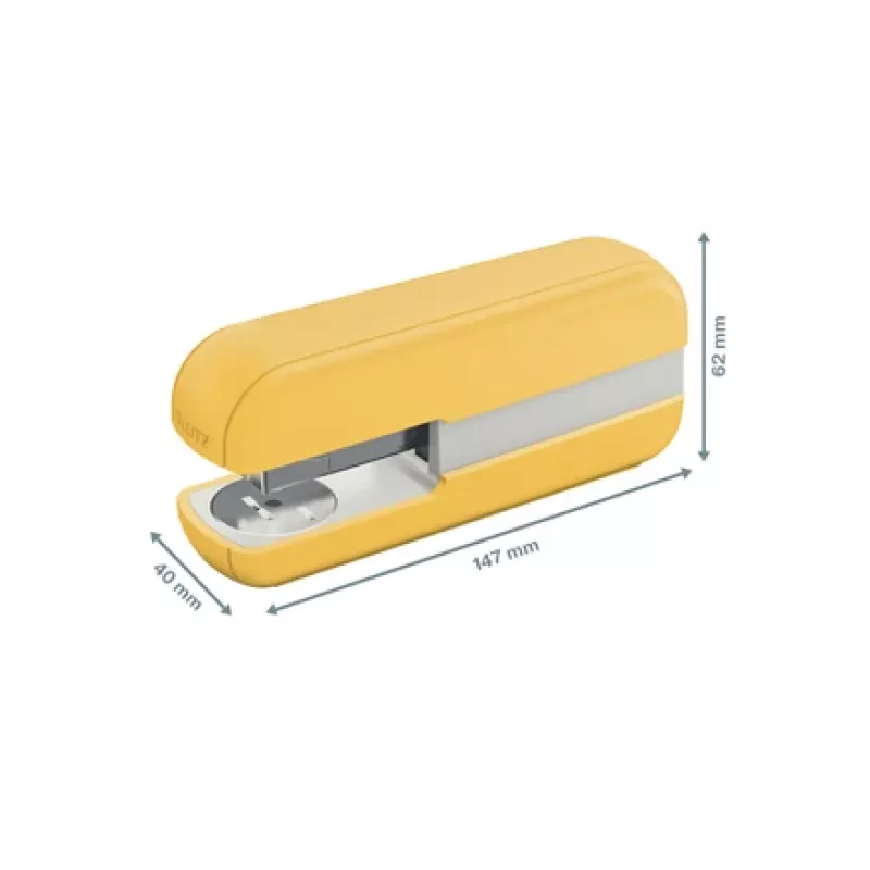 Leitz Cosy Heftgerät 30 Blatt, 30 Blatt, Gelb, Standard-Clinch, 24/6, Metall, Kunststoff, 80 g/m²