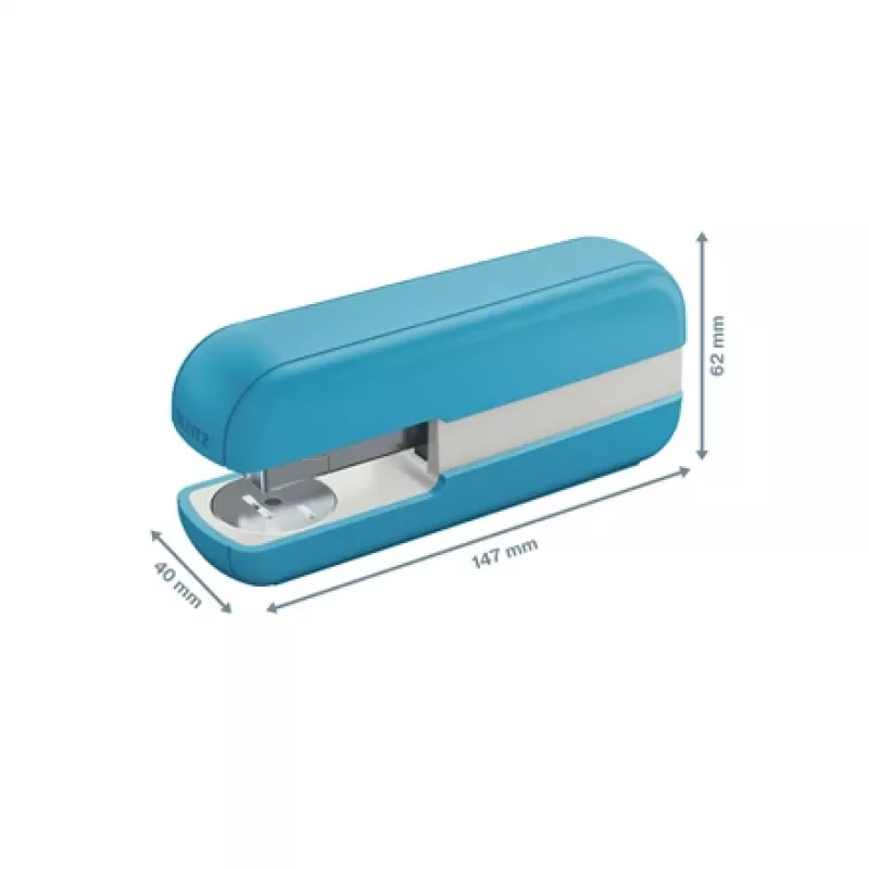 Leitz Cosy Heftgerät 30 Blatt, 30 Blatt, Blau, Standardheftung, 26/6, Metall, Kunststoff, 80 g/m²