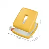 Leitz Cosy Locher 2-fach 30 Blatt, Gelb, Kunststoff, 8 cm, 5,5 mm, A4