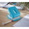 Leitz Cosy Locher 2-fach 30 Blatt, 30 Blätter, Blau, Kunststoff, 8 cm, 5,5 mm, A4